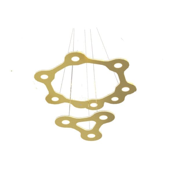 lumens Center FLAT SATURN 1 177 - 2700K - gold champagne