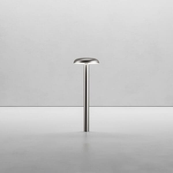 Artemide KNOP 90 BOLLARD - argento