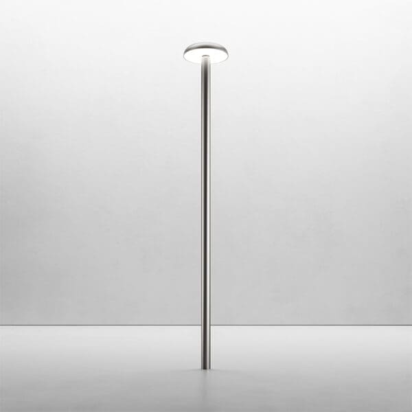Artemide KNOP 225 BOLLARD - argento