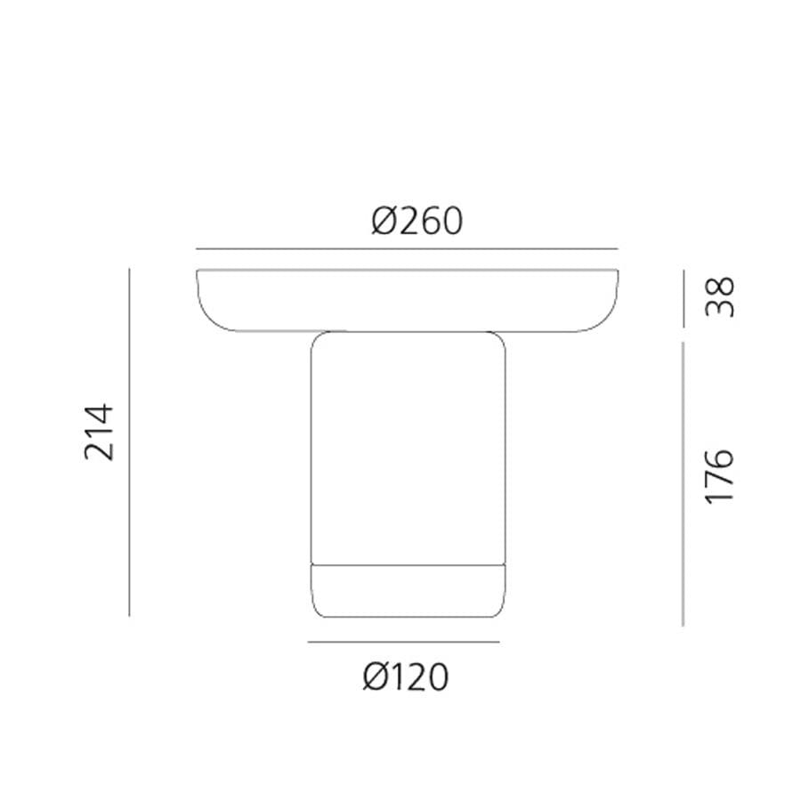 ARTEMIDE BONTA' PIATTO - rosso - immagine 3