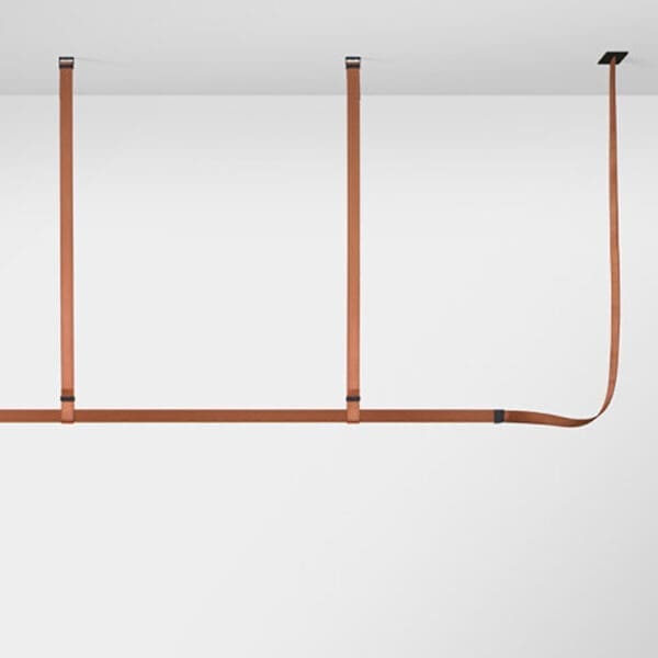 FLOS BELT FABRIC - marrone