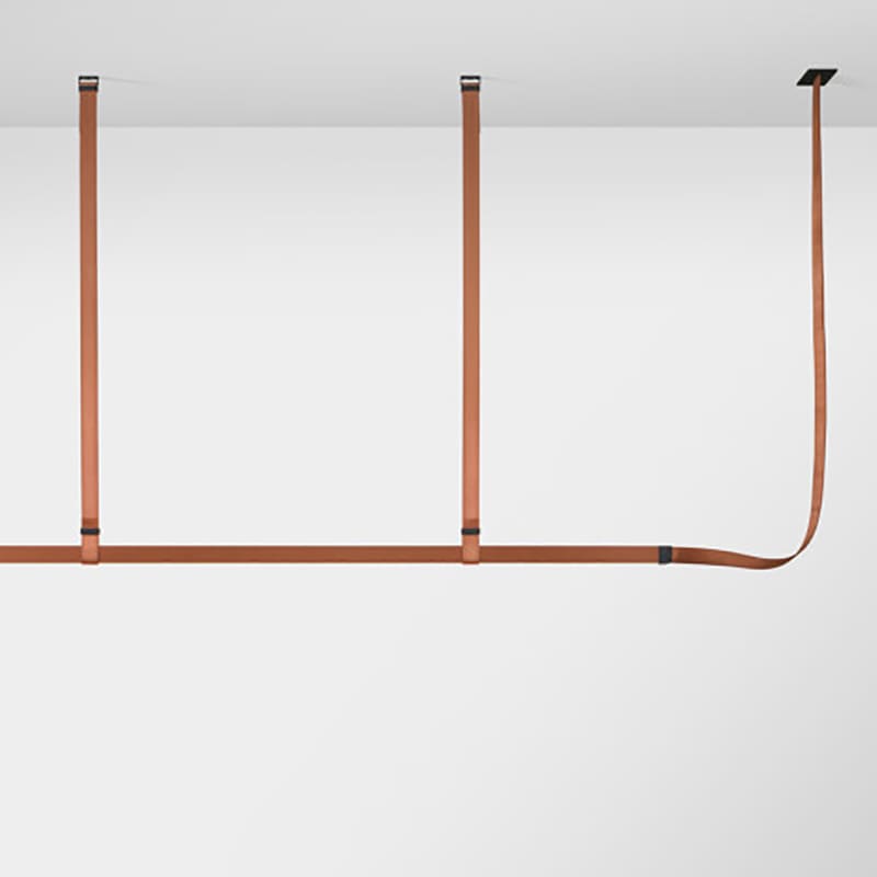 FLOS BELT FABRIC - marrone