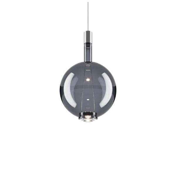 Lodes SKY-FALL ROUND LARGE sospensione - 3000K - fumo lucido