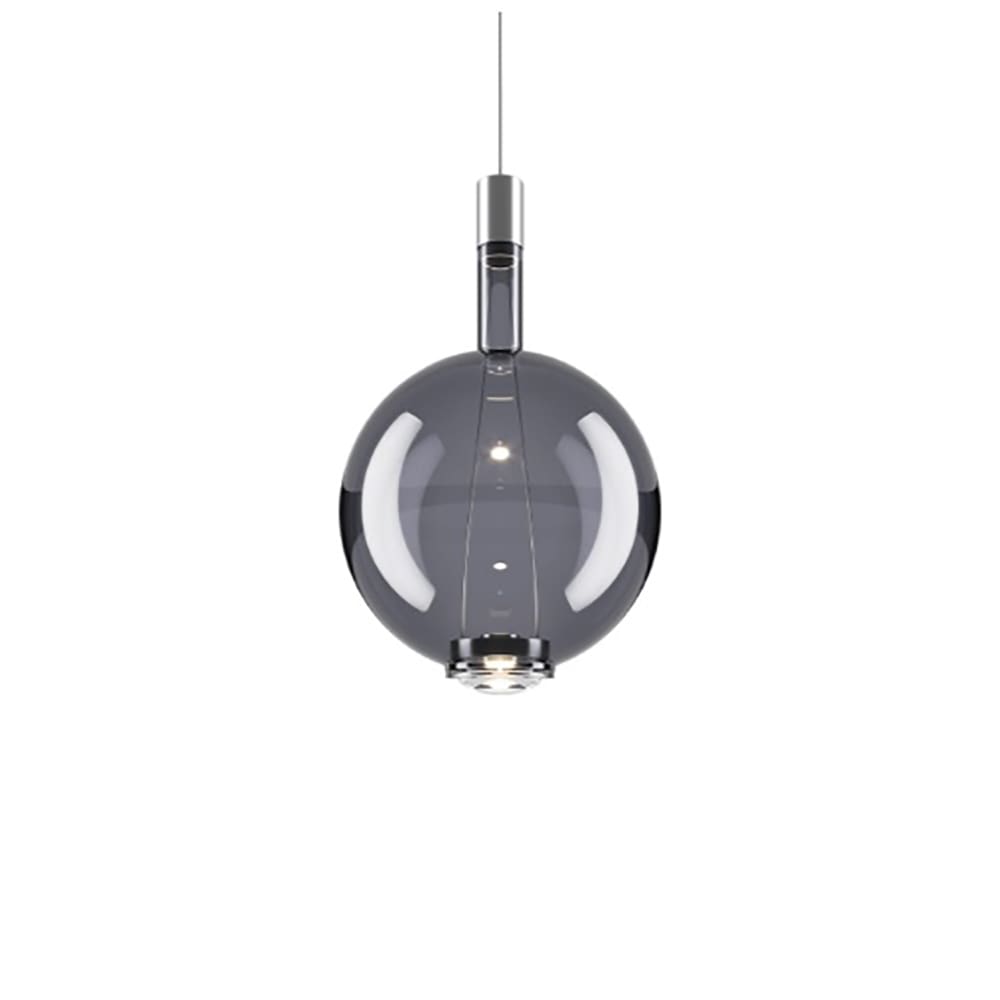 Lodes SKY-FALL ROUND LARGE sospensione - 3000K - fumo lucido