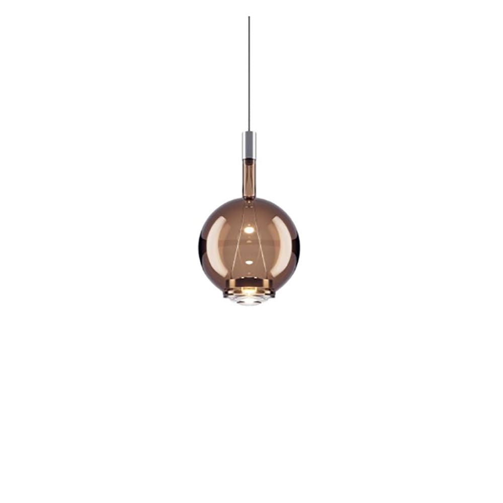 Lodes SKY-FALL ROUND MEDIUM sospensione - 3000K - bronzo lucido