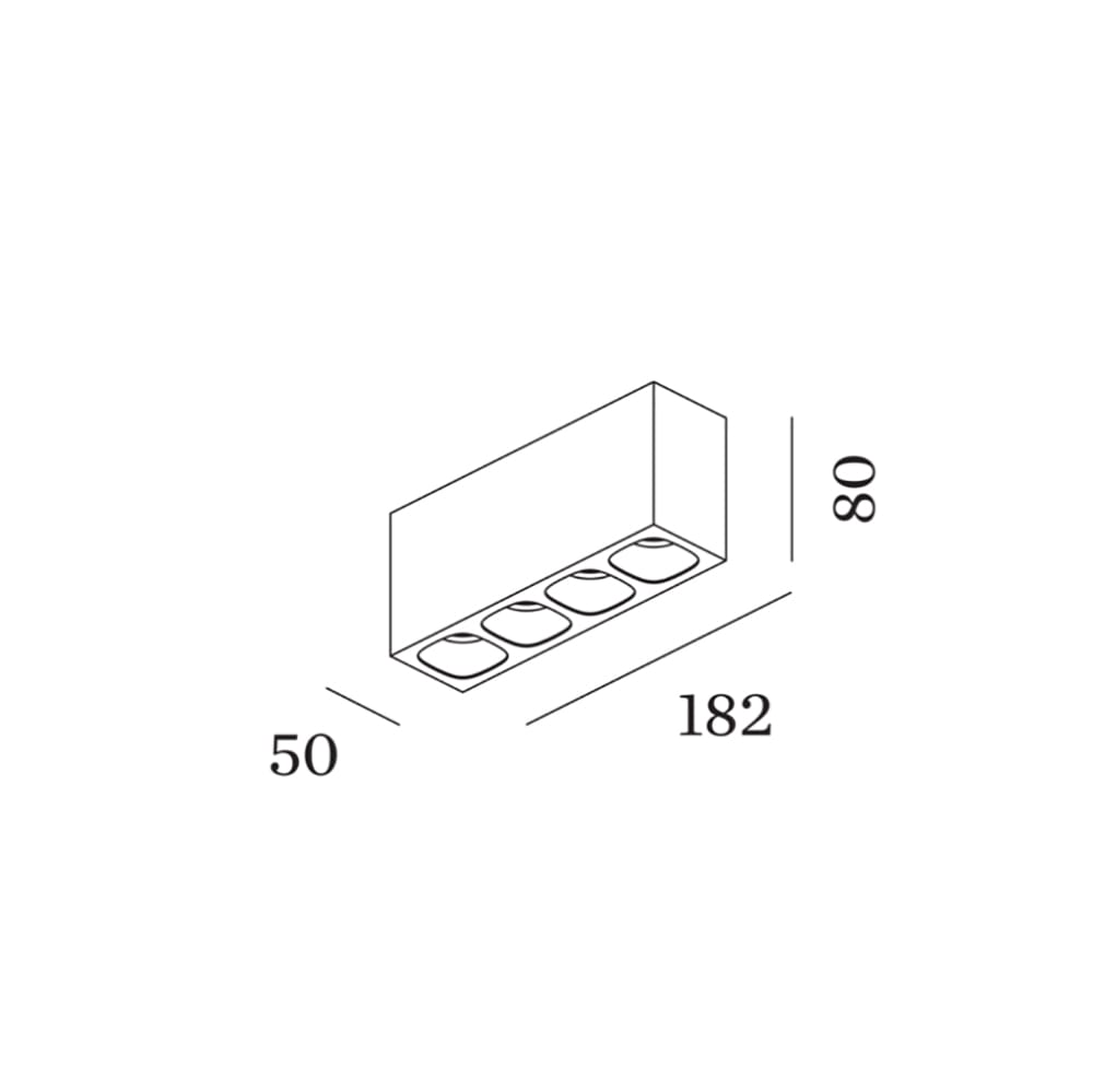 Wever e Ducrè PIRRO SPOT SURFACE 4.0 - 2700K - satin white and gold - Image 3