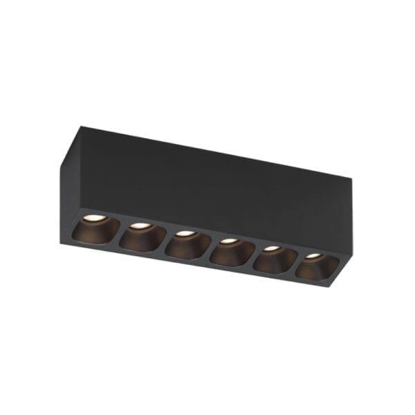 Wever e Ducrè PIRRO SPOT SURFACE 6.0 - 2700K - nero satinato