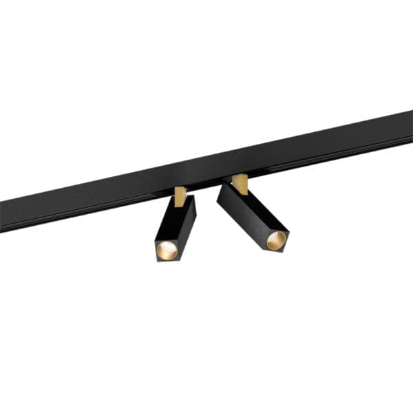 Wever e Ducrè MICK on STREX 2.0 - 3000K - nero satinato e oro