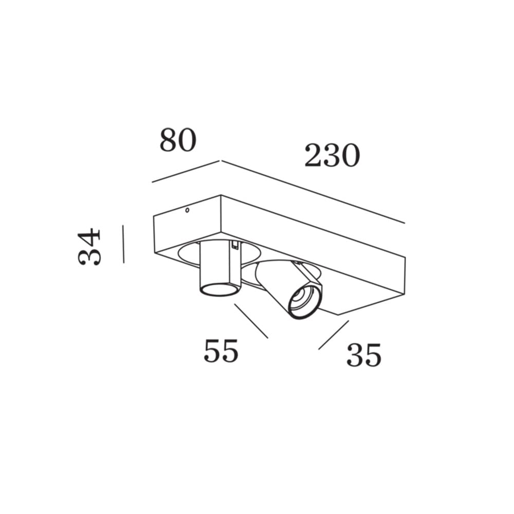 Wever e Ducrè BLIEK petit SURFACE 2.0 - 2700K - bianco satinato - immagine 3