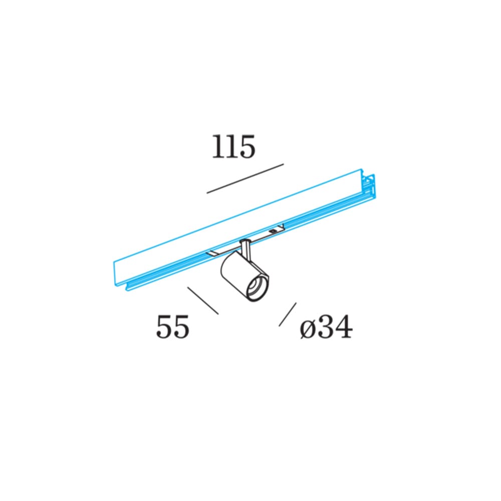 Wever e Ducrè CENO on STREX 1.0 - 2700K DALI-2 - nero satinato - immagine 3