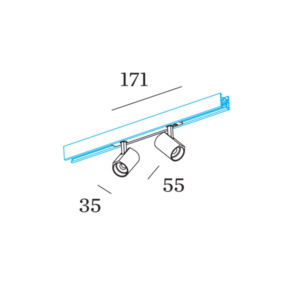 Wever e Ducrè CENO on STREX 2.0 - DALI-2 2700K - nero satinato - immagine 3