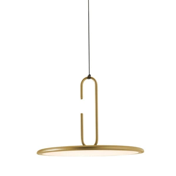 Penta CLIP grande sospensione aperta - cable 2 mt - 2700K - matt gold