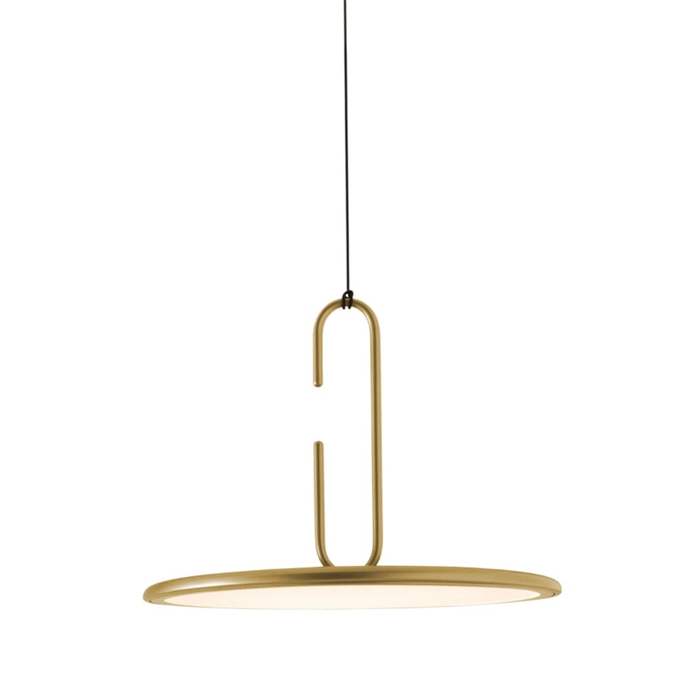 Penta CLIP grande sospensione aperta - cable 2 mt - 2700K - matt gold