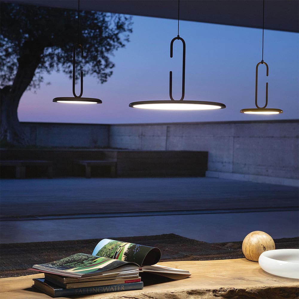 Penta CLIP grande sospensione aperta - cable 4 mt - 2700K - matt gold - Image 2