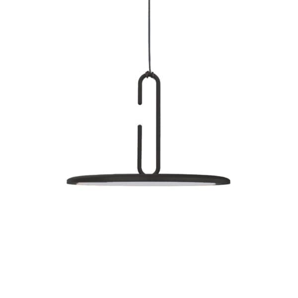Penta CLIP grande sospensione aperta - cable 2 mt - 2700K - matt black