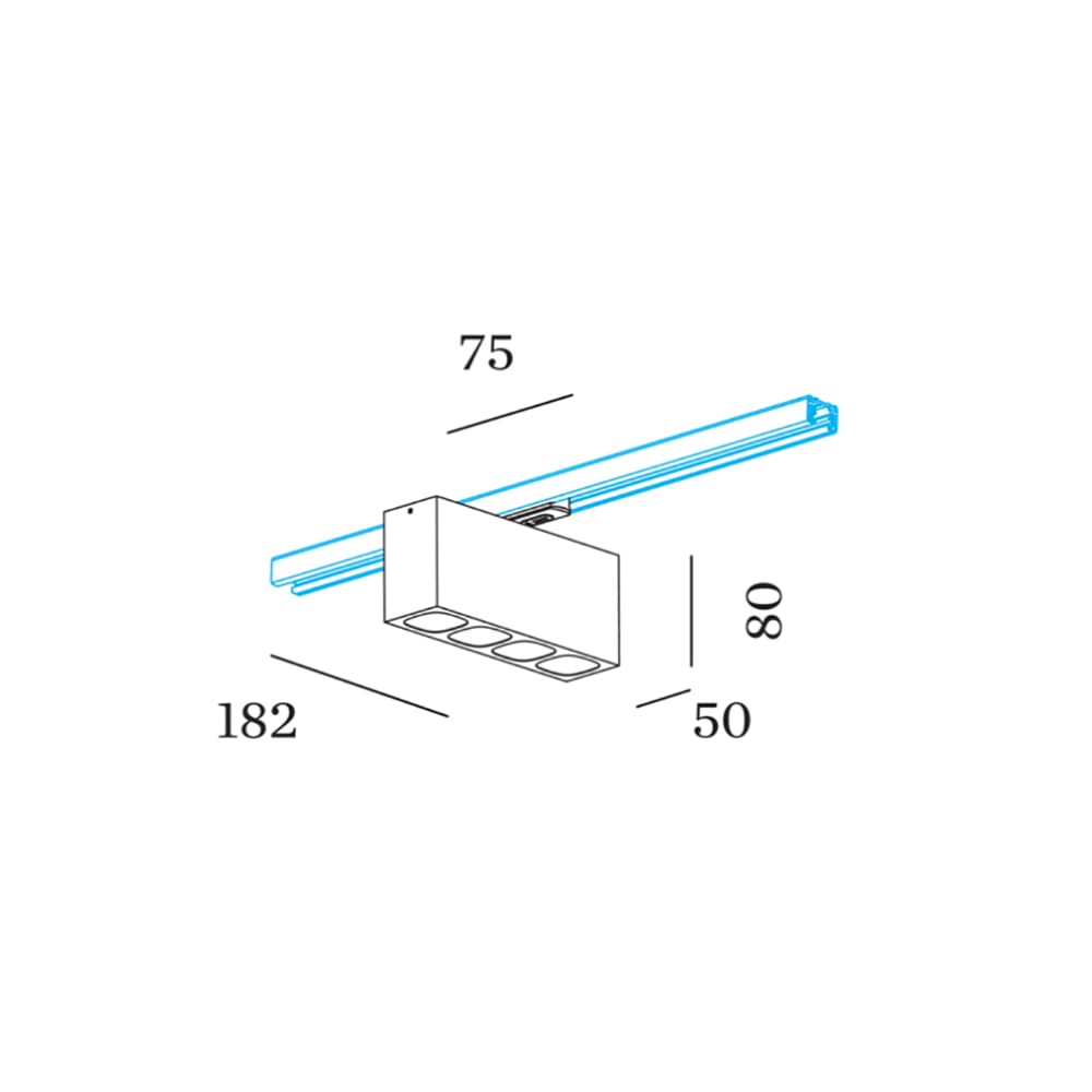 Wever e Ducrè PIRRO SPOT on track 4.0 - 2700K - satin white and satin black - Image 3