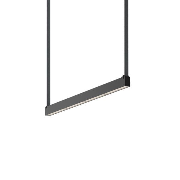 Vibia PLUSMINUS Linear Low UGR 6270 - 3000K On/Off - black (Lighting body only)