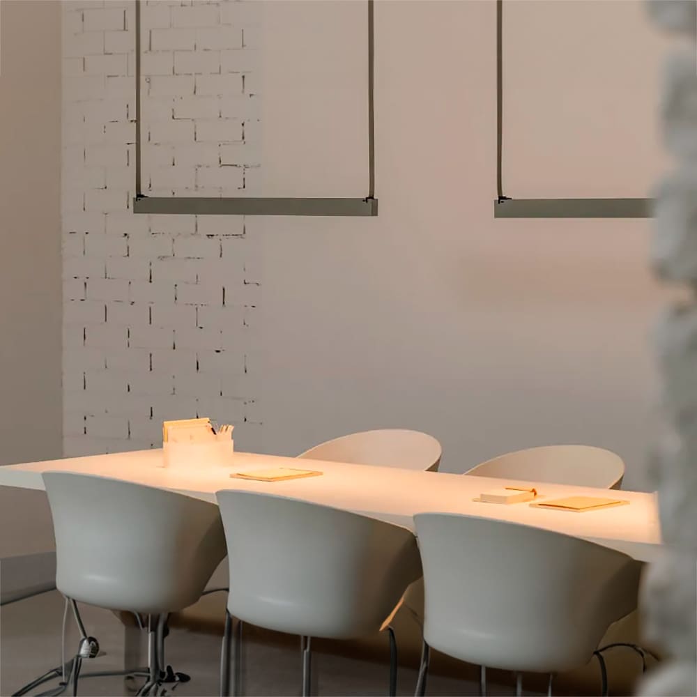 Vibia PLUSMINUS Linear Low UGR 6270 - 3000K On/Off - bianco (solo corpo illuminante) - immagine 2