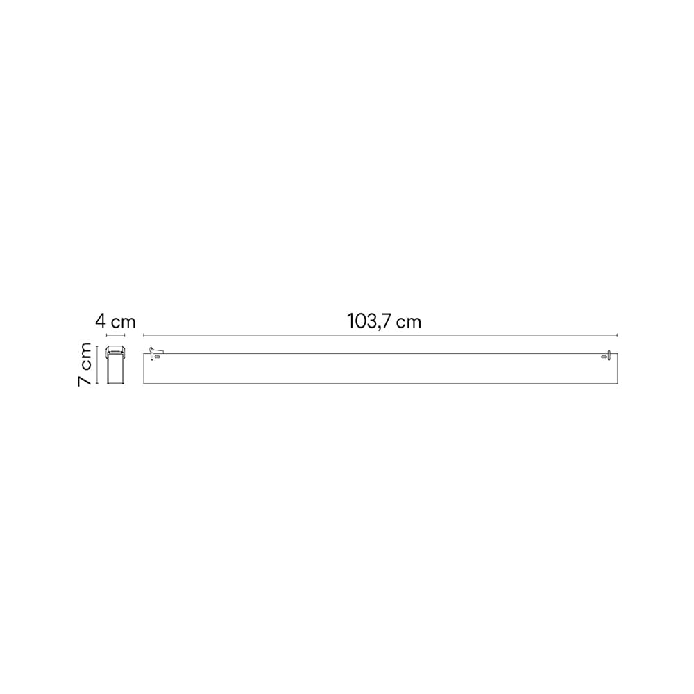 Vibia PLUSMINUS Linear Low UGR 6270 - 3000K Linea simultanea Dalì, 1-10V, Casambi - bianco (solo corpo illuminante) - immagine 3