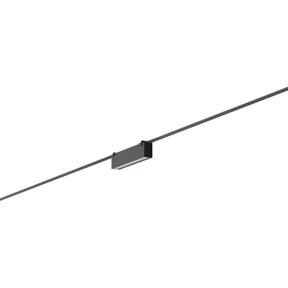 Vibia PLUSMINUS Linear Low UGR 6275 - 3000K On/Off - nero (solo corpo illuminante)