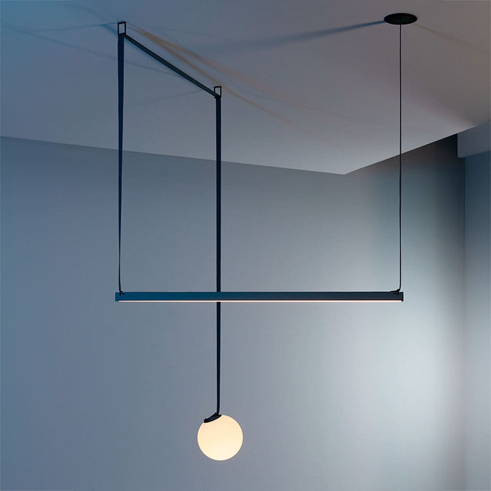 Vibia PLUSMINUS Linear Low UGR 6285 - 3000K On/Off - blue M1 (Lighting body only) - Image 2