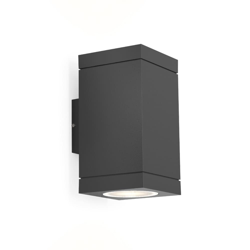 Wever e Ducrè TUBE CARRÉ WALL 2.0 - LED 3000K - grigio antracite