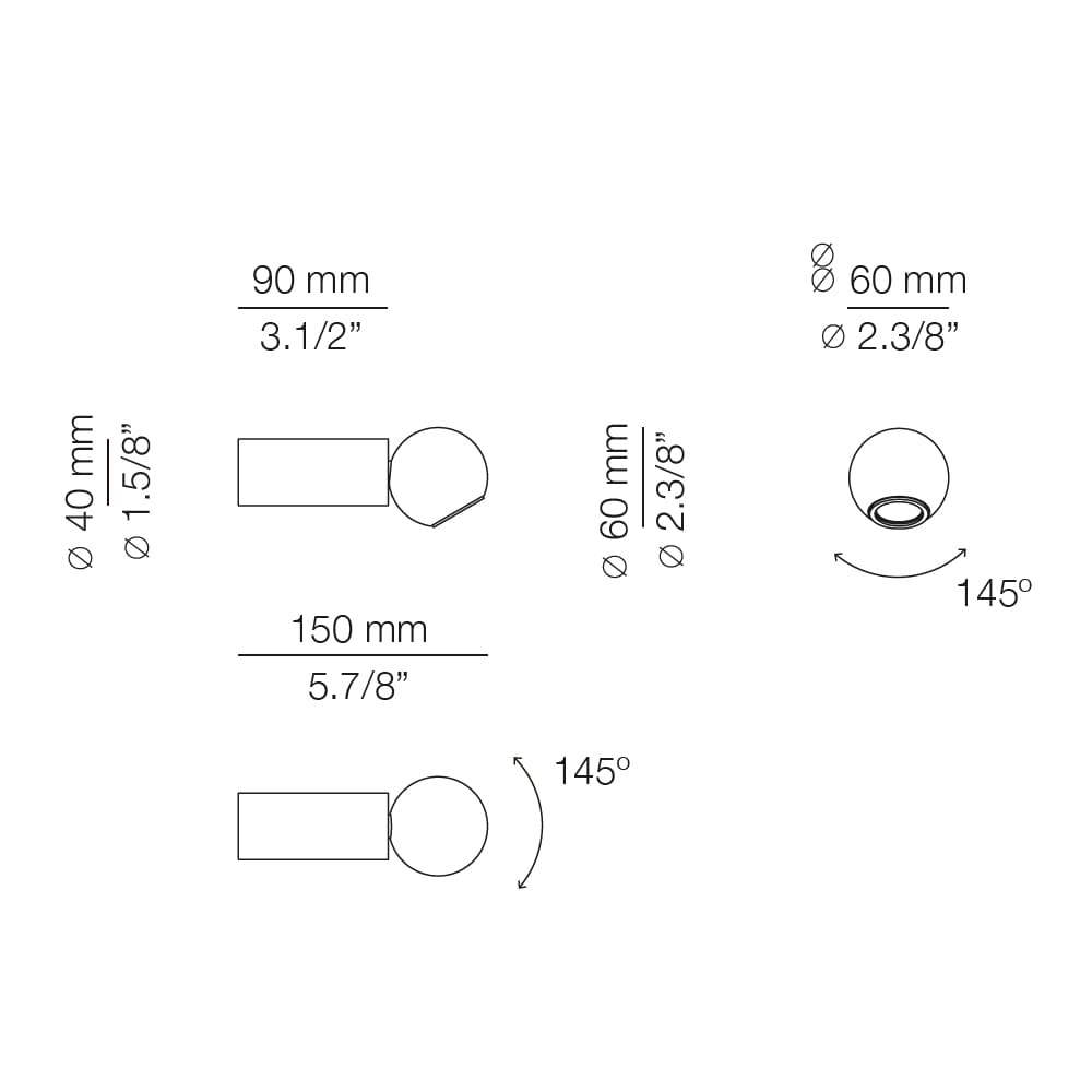 Estiluz COMPASS A-4070 - nera - immagine 3