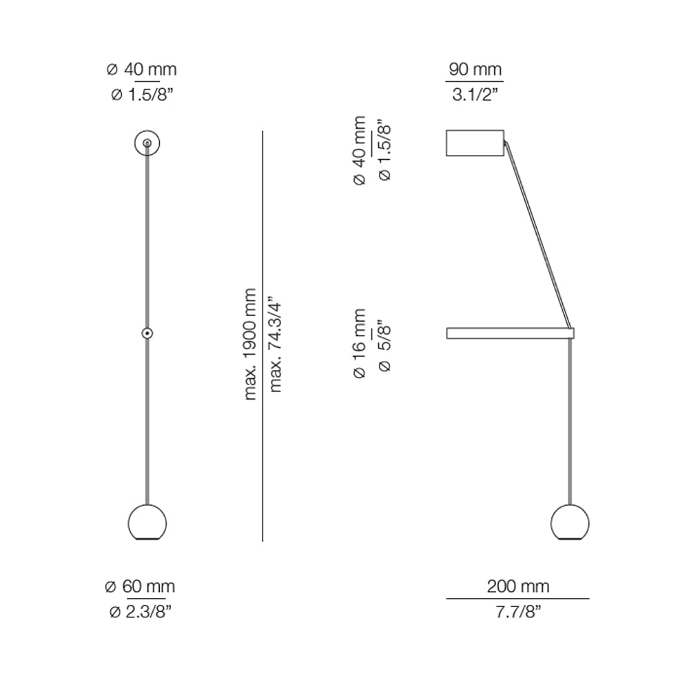 Estiluz COMPASS A-4071 - nera - immagine 2