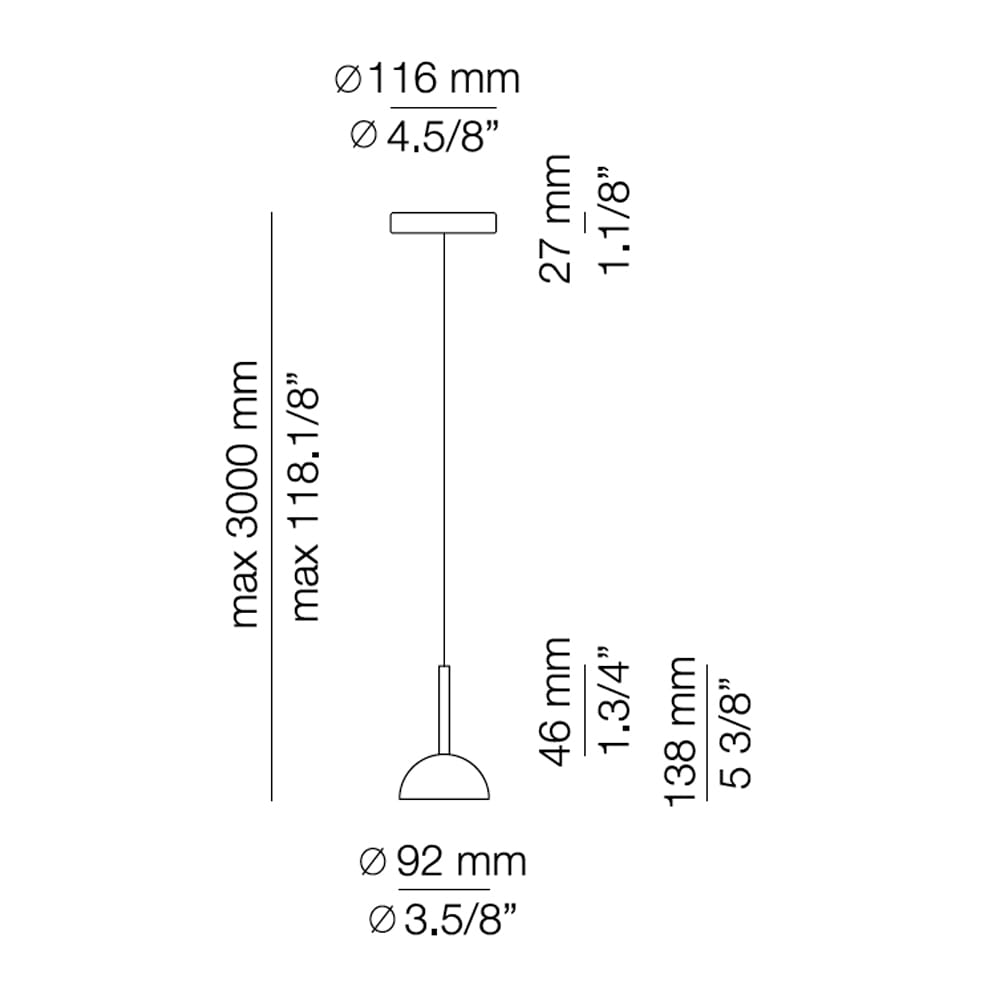 Estiluz CUPOLINA T-3934S - black - Image 3