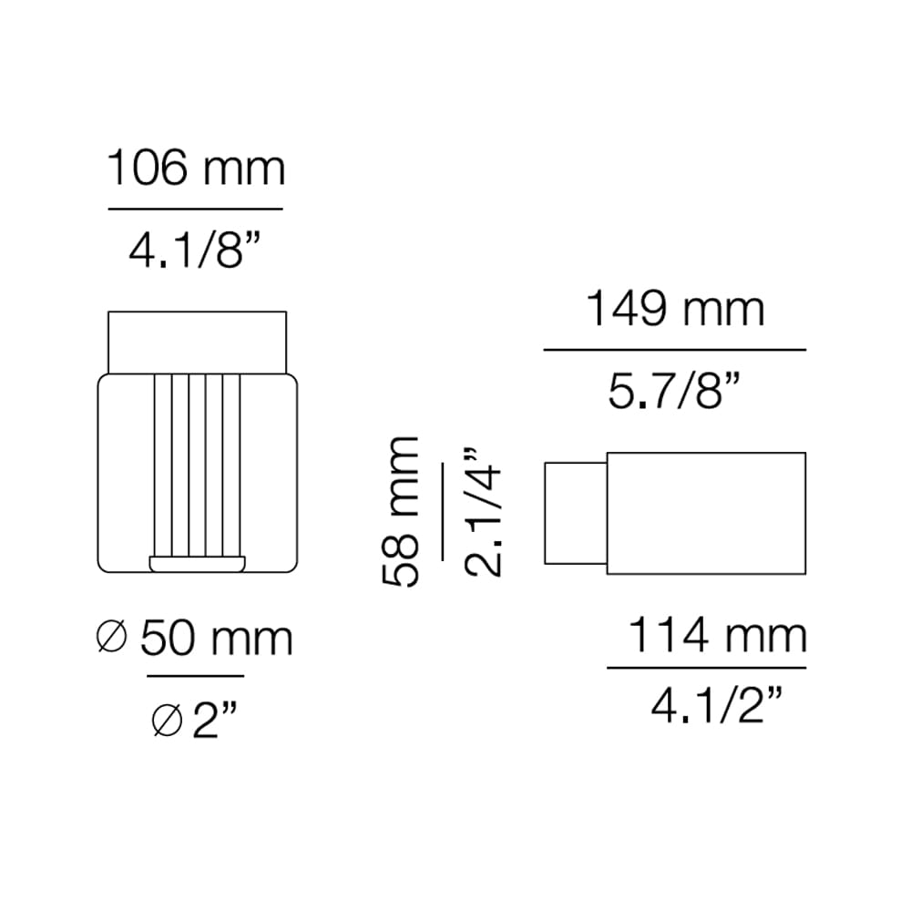 Estiluz FRAME A-4053X - nero antracite - immagine 3