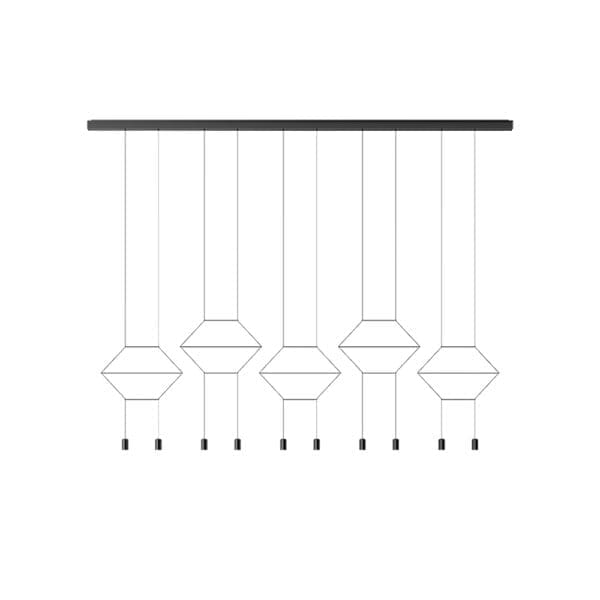 Vibia WIREFLOW Lineal 0330 - nero