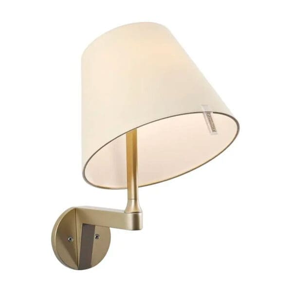 Artemide MELAMPO wall - with switch  - bronze with ecru diffuser