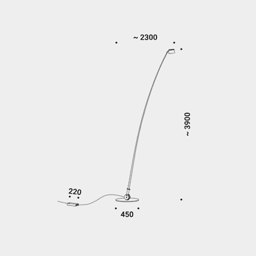Davide Groppi SAMPEI 440 Outodoor - 3000K - nero opaco - immagine 3