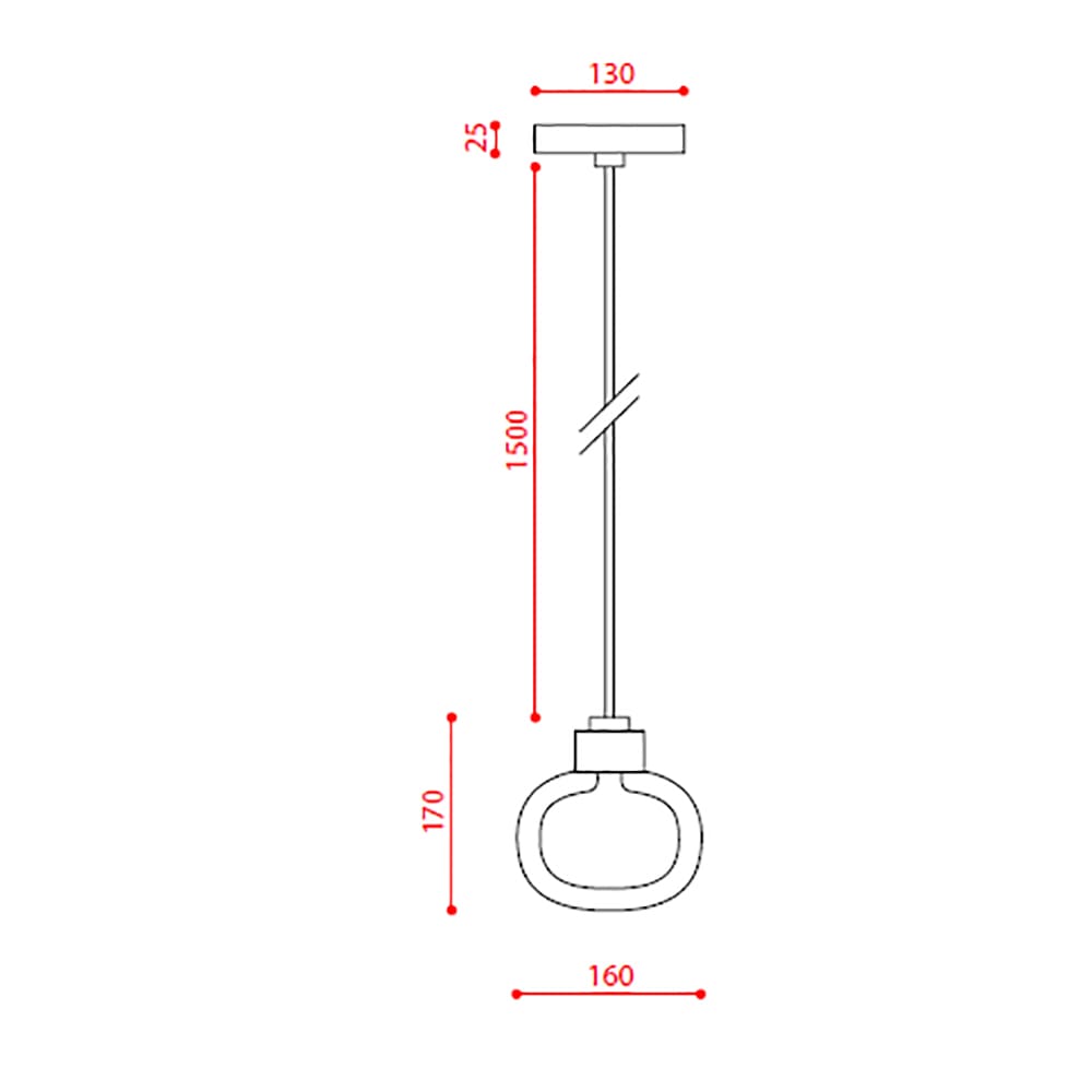 Tooy NABILA 552.22 - nero, ottone spazzolato, vetri trasparenti - immagine 3