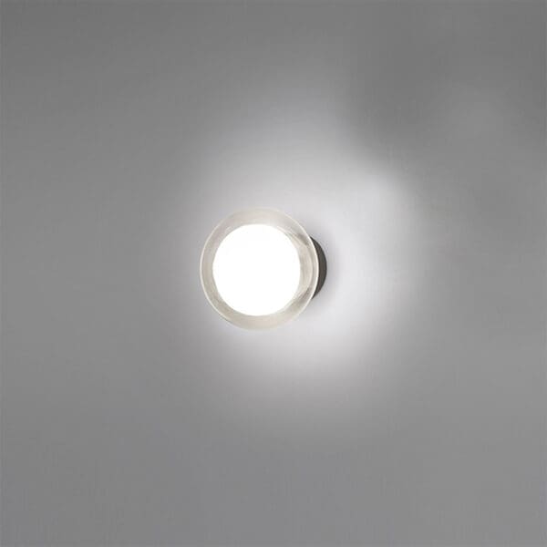 Tooy NABILA 552.41 - nero, ottone spazzolato, vetri trasparenti