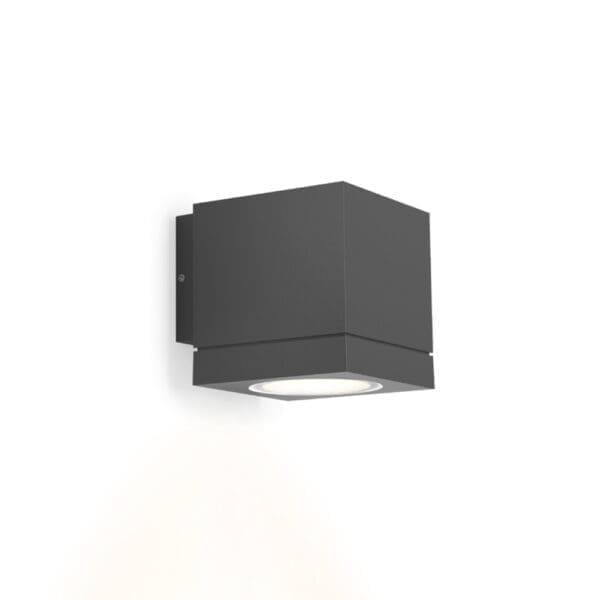Wever e Ducrè TUBE CARRÉ WALL 1.0 LED - 3000K - grigio antracite