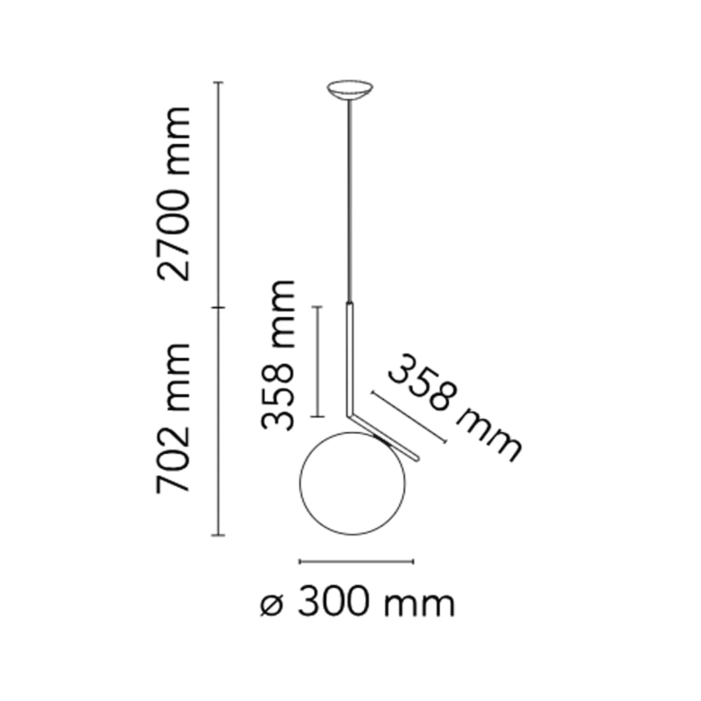 Flos IC S2 - nero - immagine 3