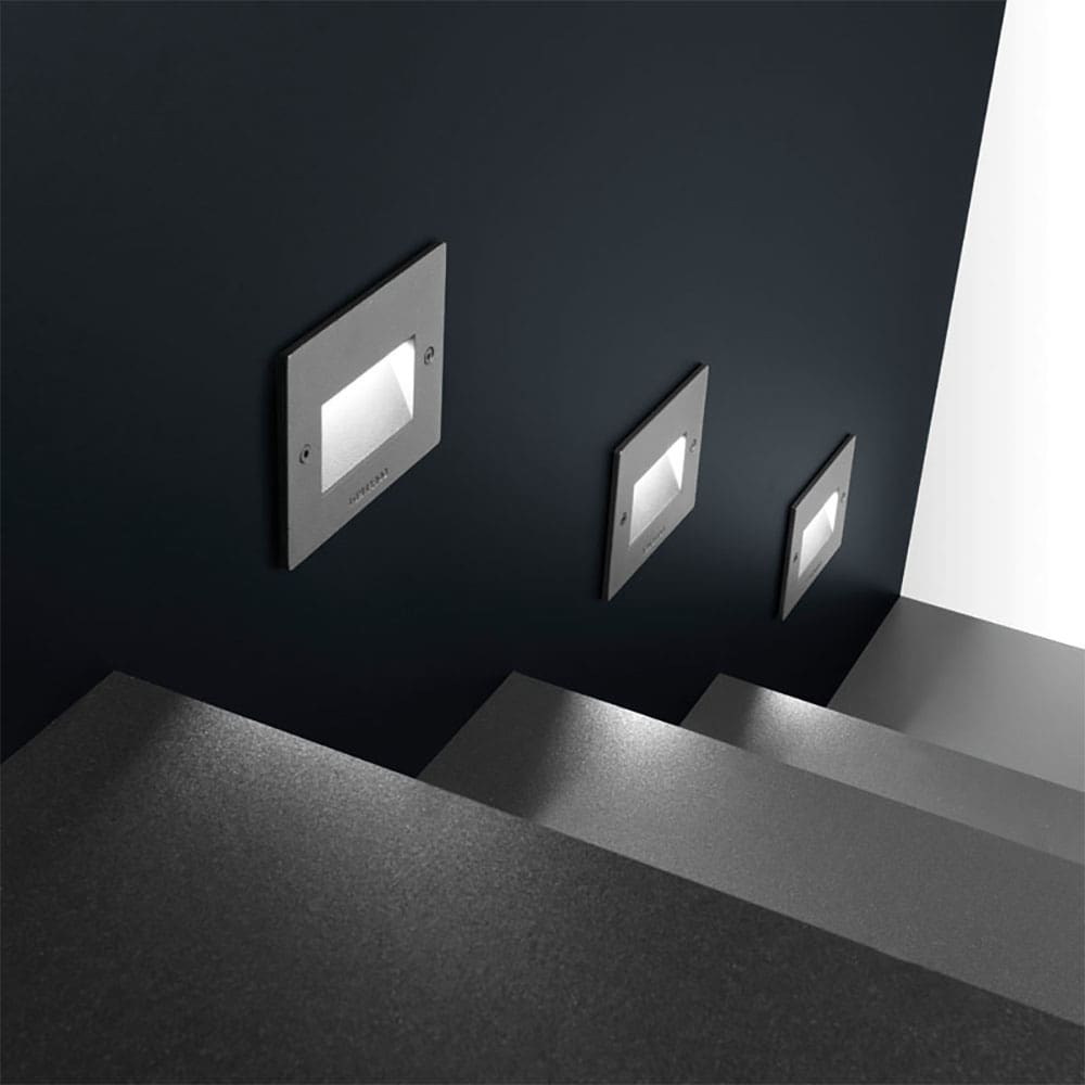 Lombardo FIX 503 LED 3000k - diffusore vetro - corten - immagine 2