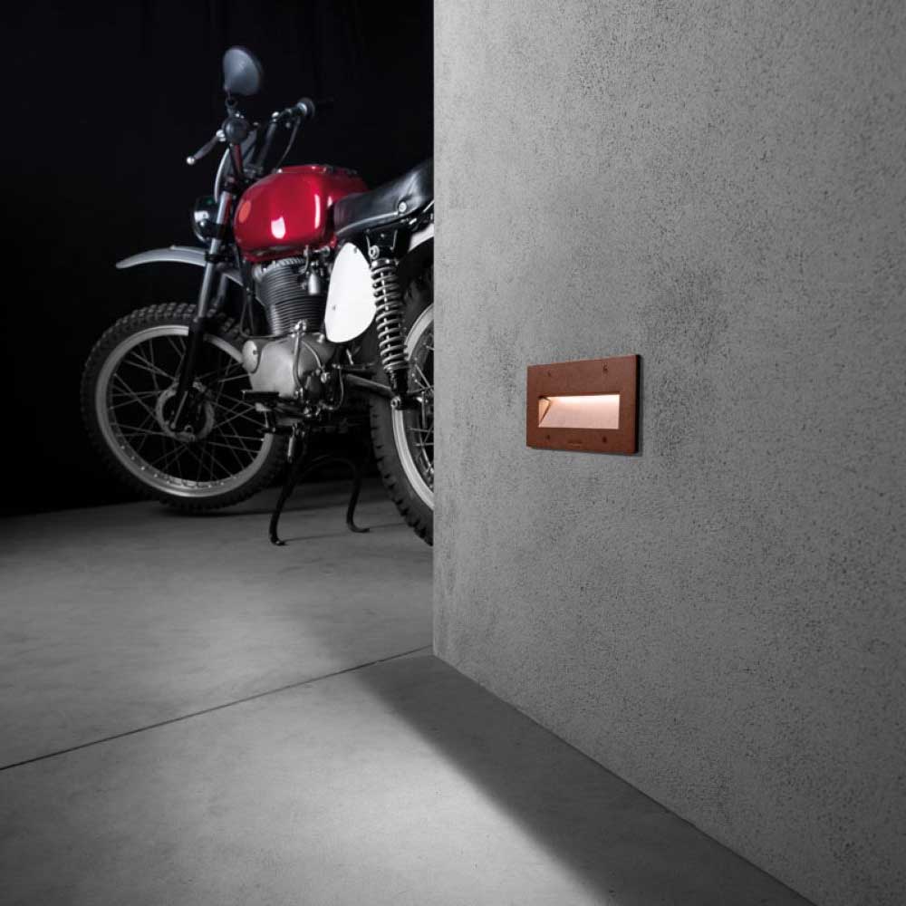 Lombardo FIX 506 LED 3000k - diffusore vetro - grigio high tech - immagine 2