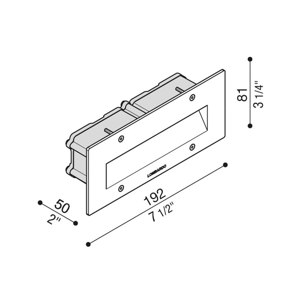 Lombardo FIX 506 LED 3000k - diffusore vetro - grigio high tech - immagine 3