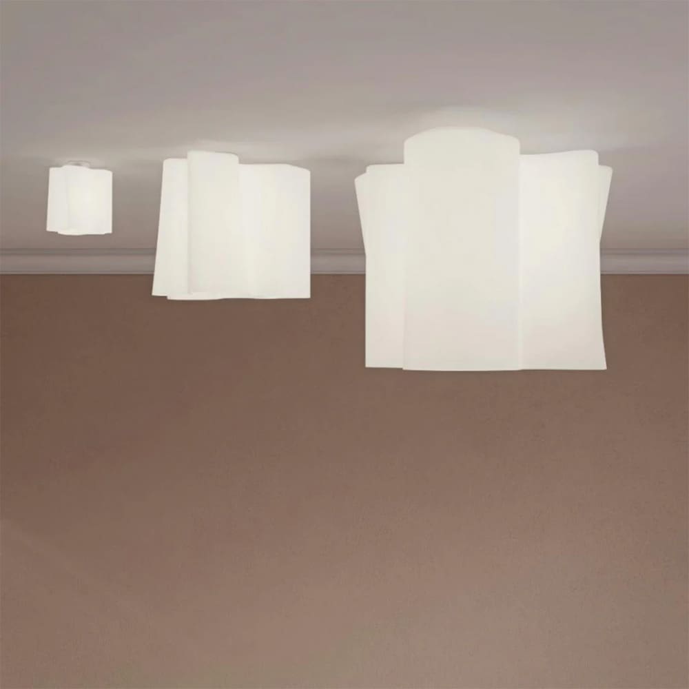 Artemide LOGICO soffitto - diffusore seta - bianco - immagine 2