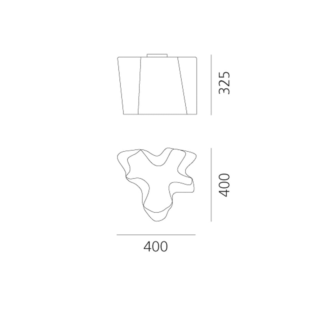 Artemide LOGICO soffitto - diffusore seta - bianco - immagine 3