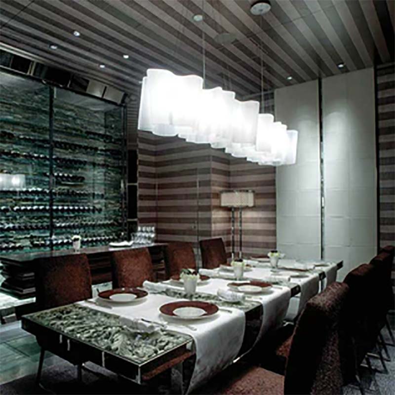 Artemide LOGICO SUSPENSION 3 IN LINEA - shiny silk diffuser - Image 2