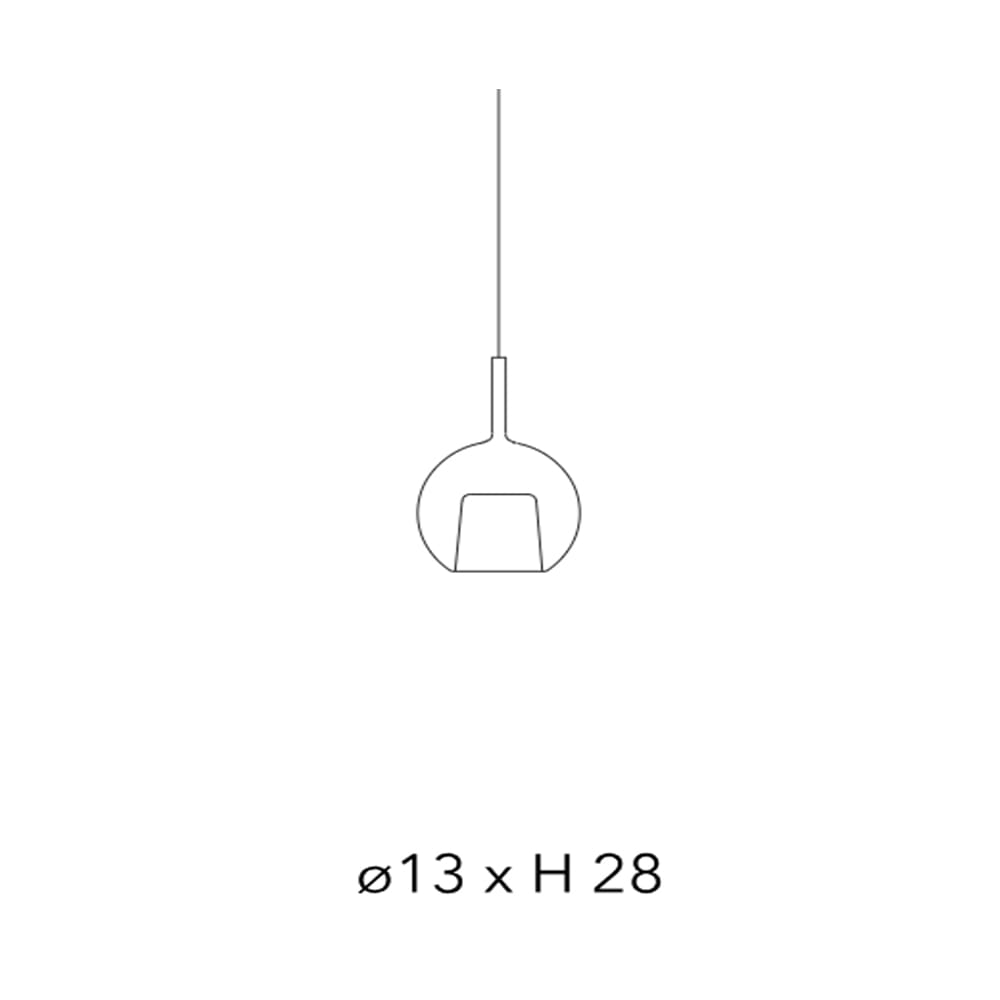 Penta GLO MINI sospensione - Argento - immagine 3