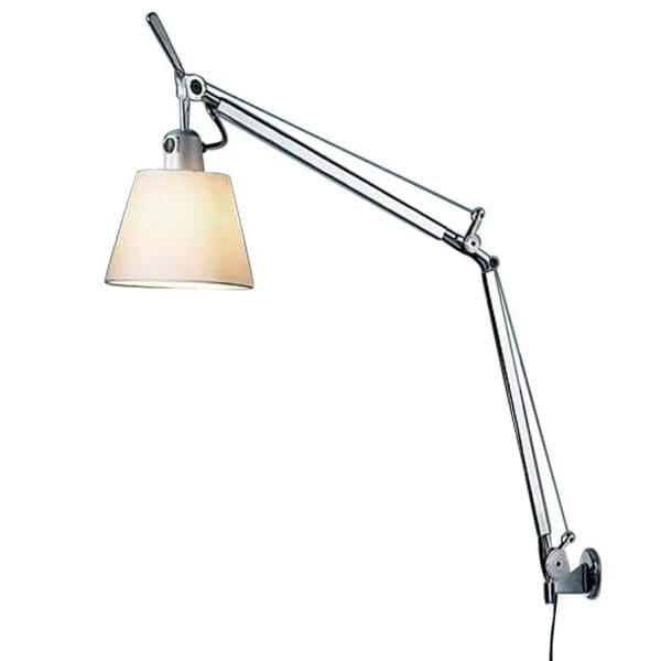 Artemide TOLOMEO BASCULANTE wall -aluminum with parchment diffuser 18cm