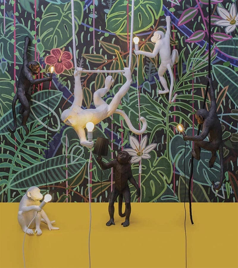 Seletti Monkey Lamp Swing – white - Image 2