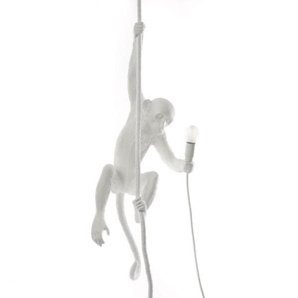 Seletti MONKEY LAMP – Ceiling version – white