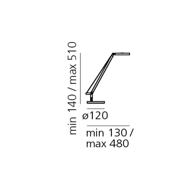 Artemide DEMETRA Micro table - 3000K - matte black - Image 3