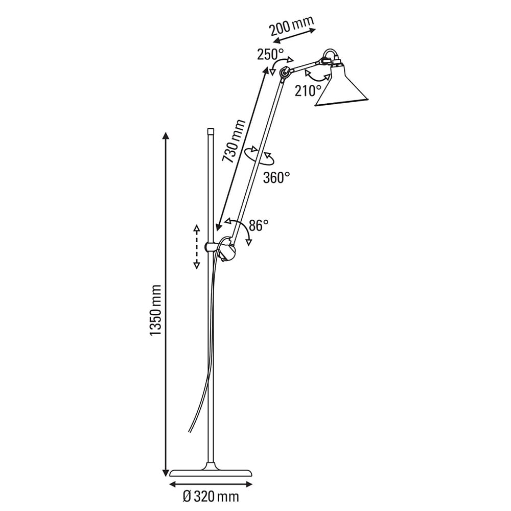 DCW éditions LAMPE GRAS N°215 - black and copper - Image 3