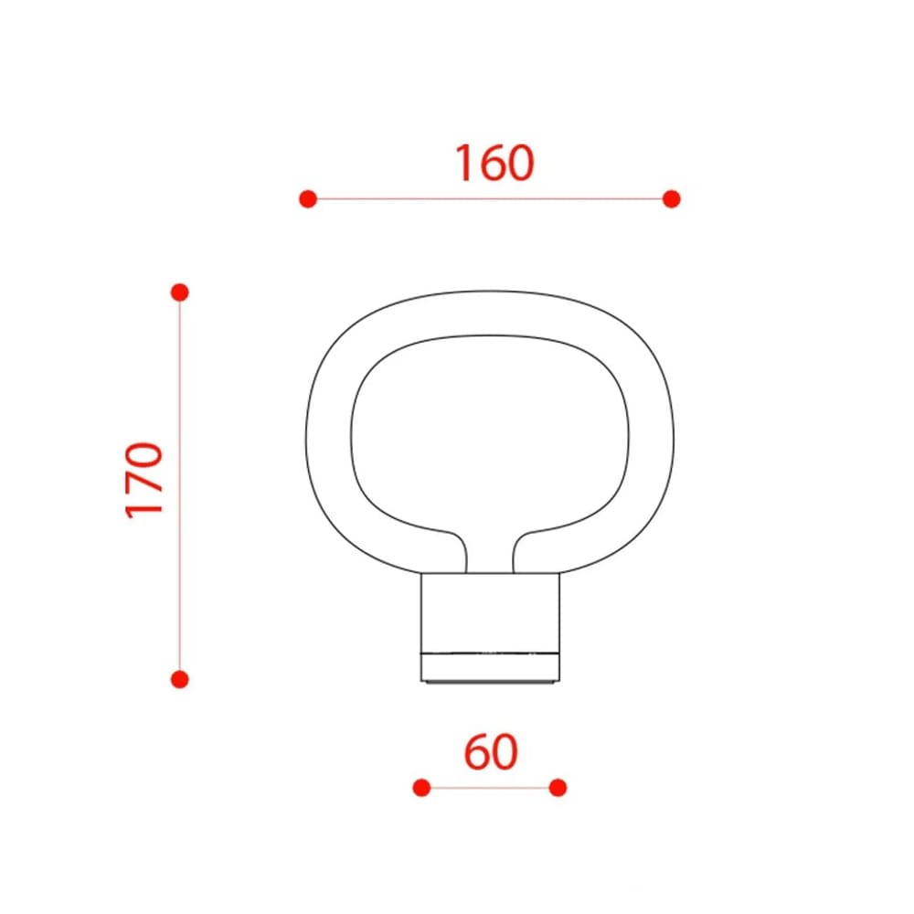 Tooy NABILA 552.36 - matt black, brushed brass and transparent glass - Image 3